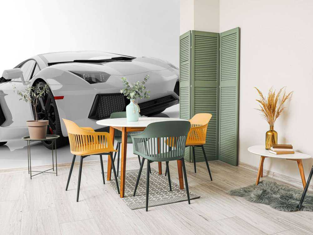 Weißes Superauto