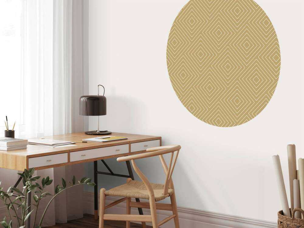 Chevron-Muster, gold