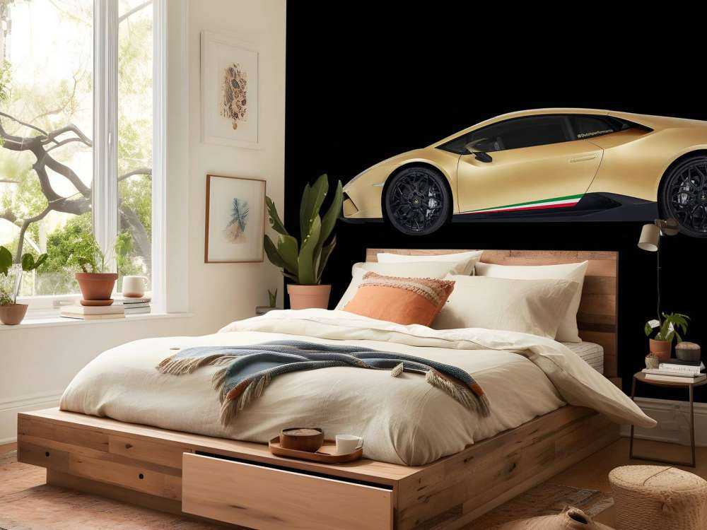 Lamborghini Huracán - Seite, schwarz