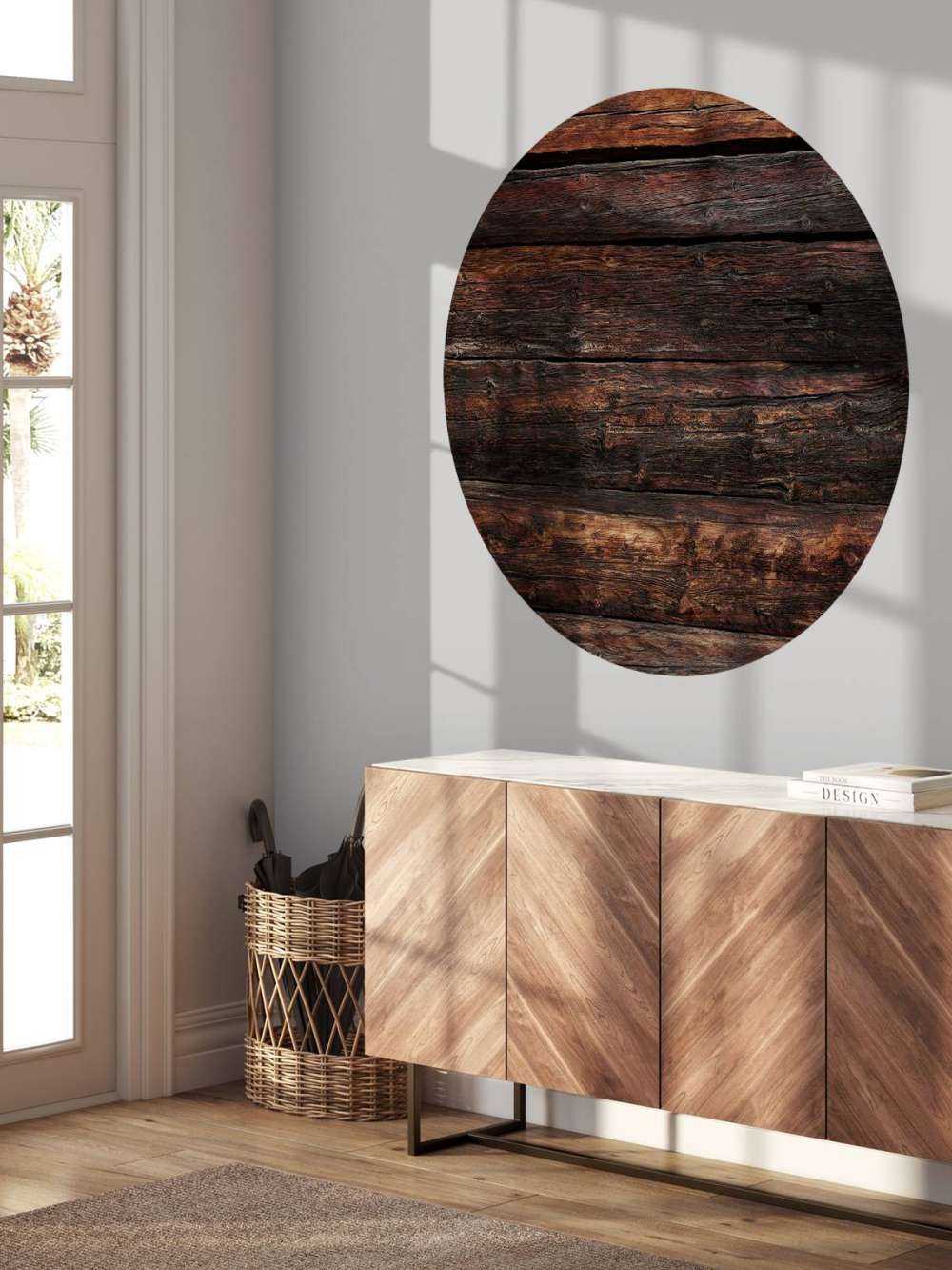 Verbranntes altes Holz