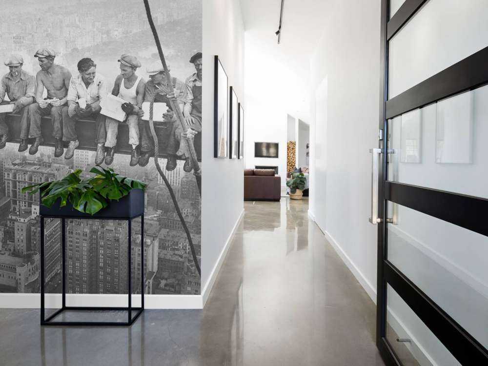 Mittagessen in einem Wolkenkratzer