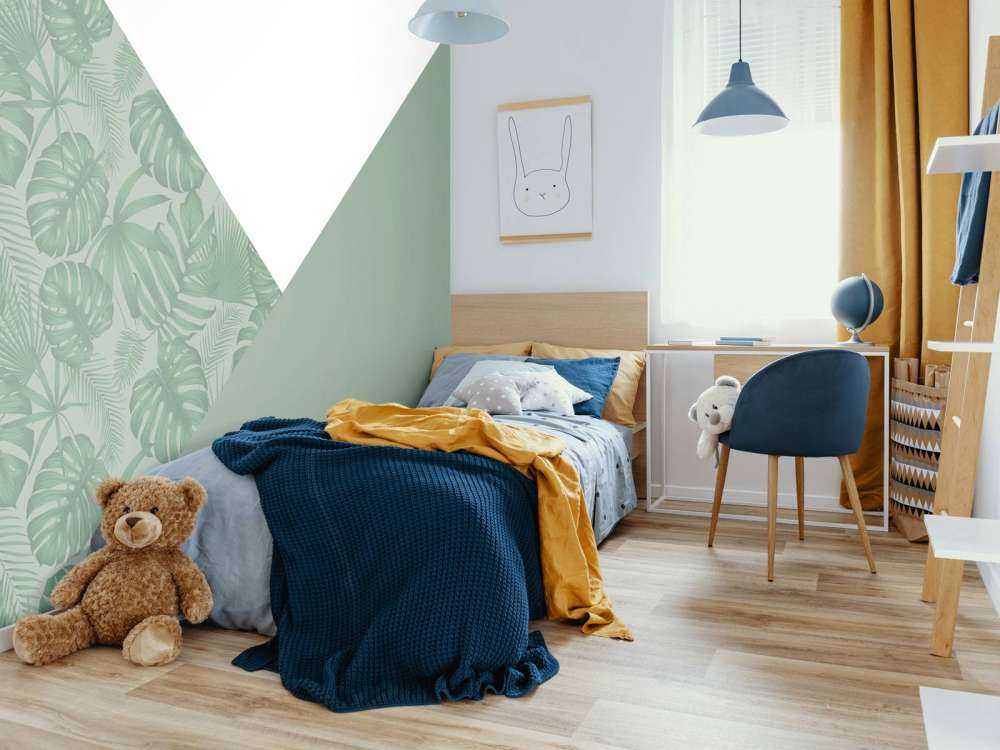 Dreiecke mit Dschungelmuster