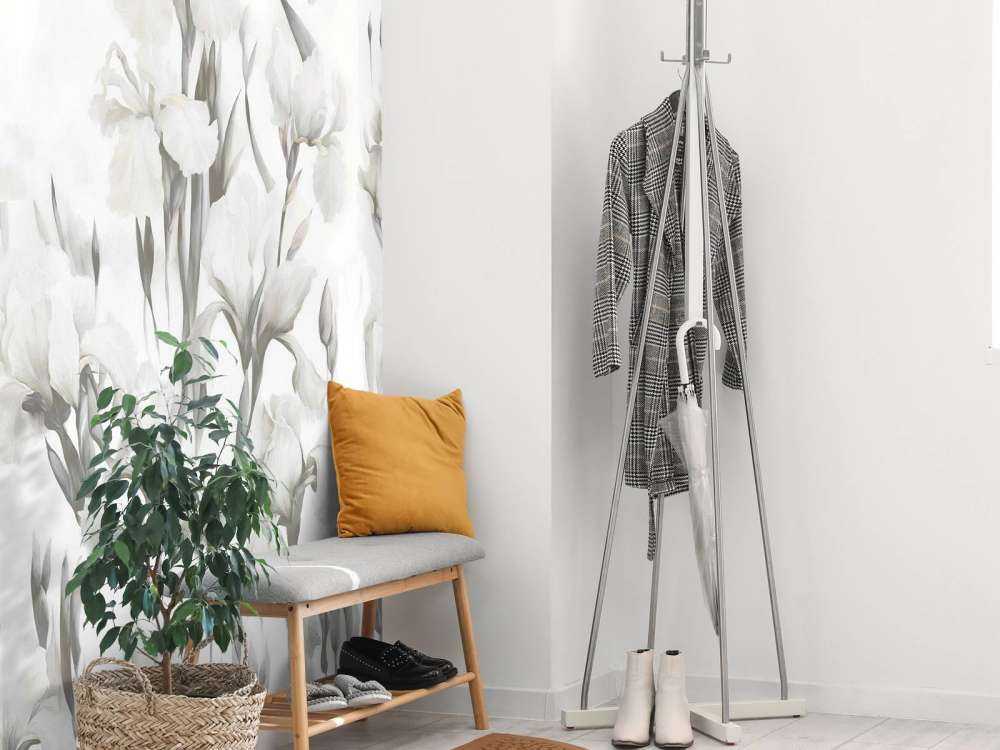 Iris tanzen nahtlos warmes Beige