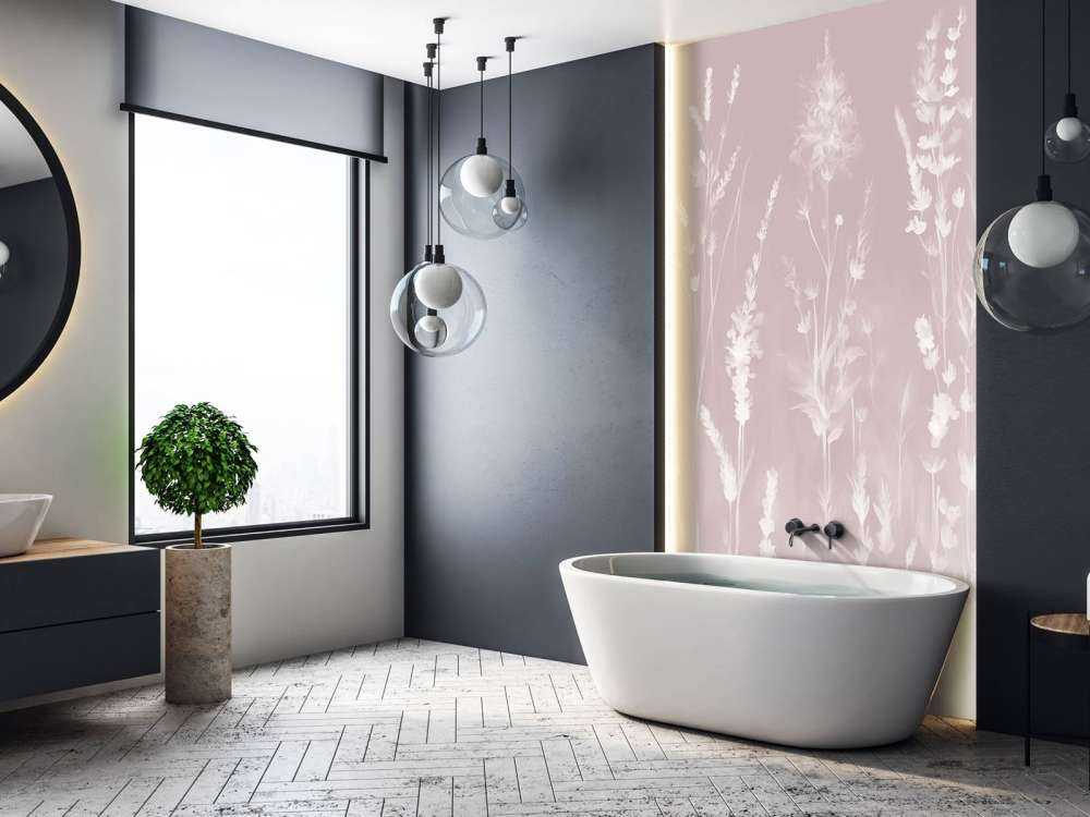 Lavendellicht Nahtloses Blush-Pink