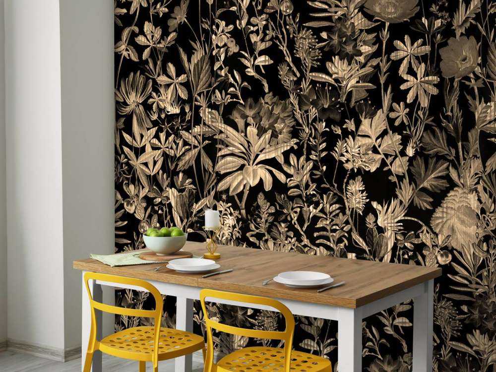 Garten Gerbarium Sepia