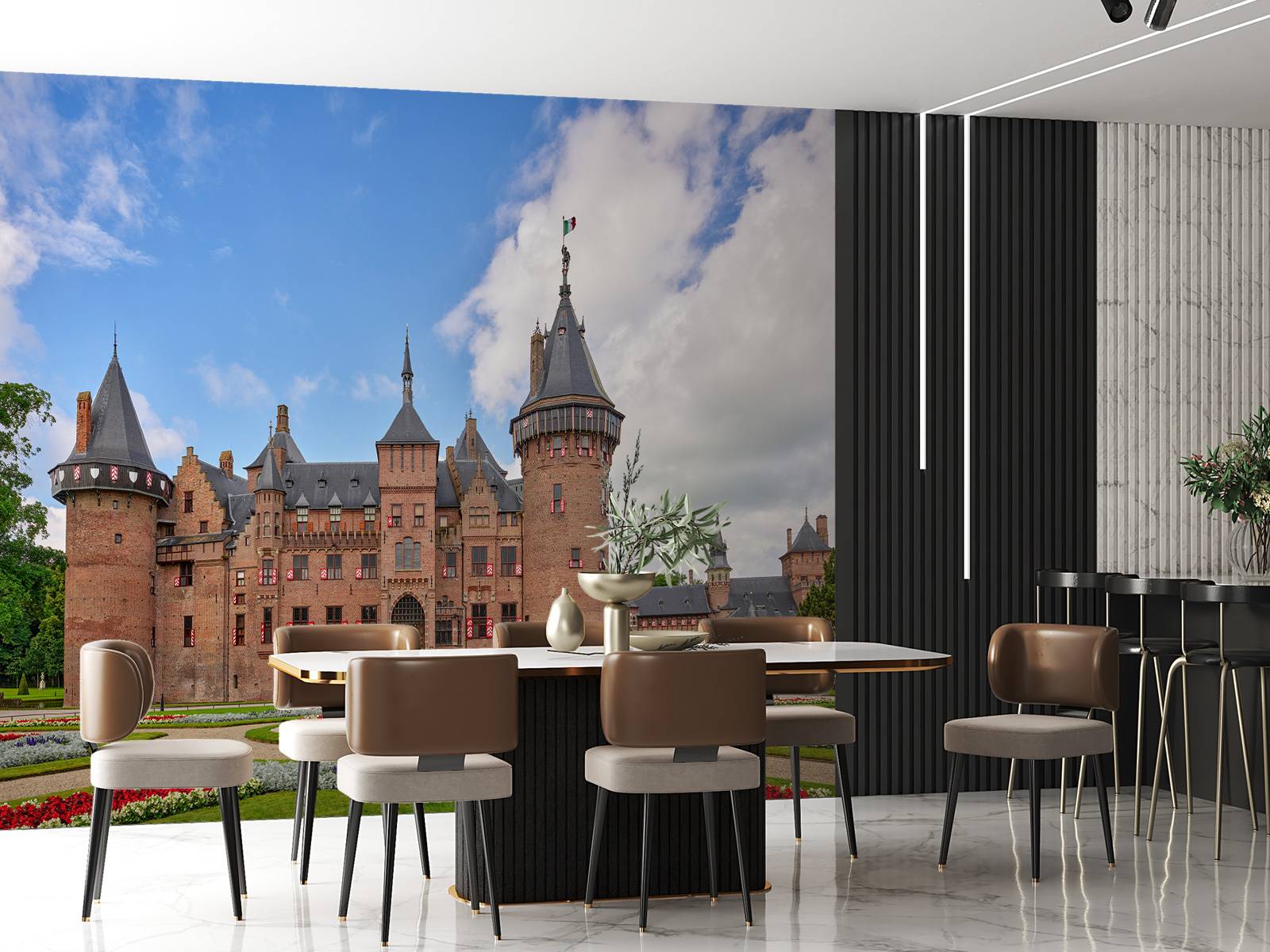 Schloss de Haar Frontseite