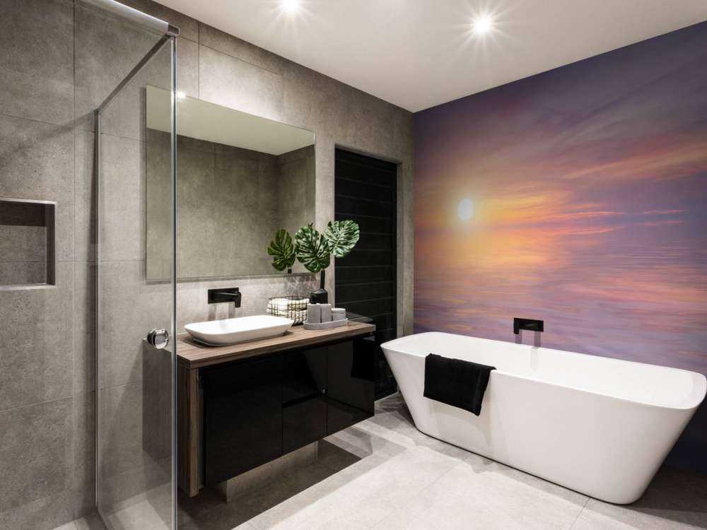 Lila Sonnenuntergang