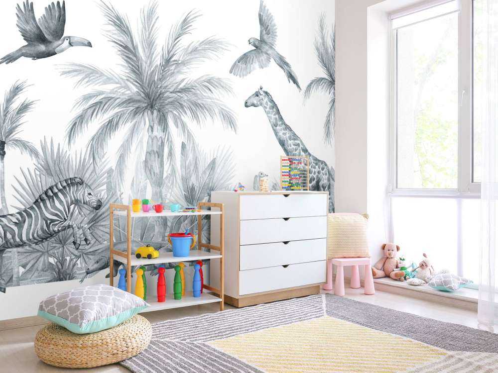 Vintage Dschungel Tiere