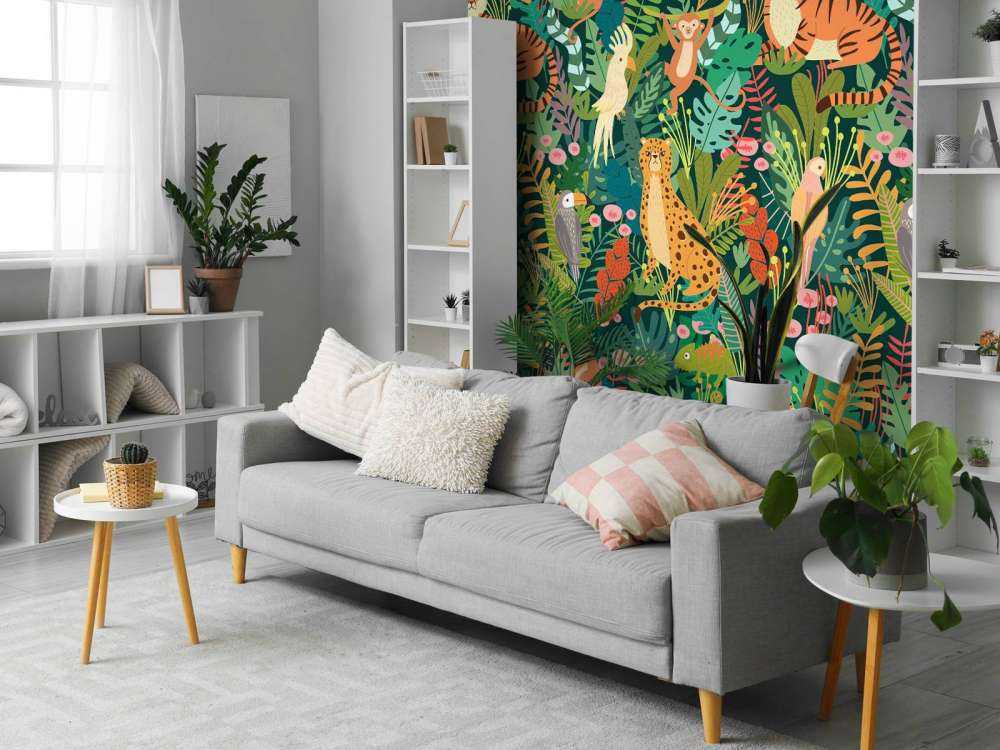 Bunte Tiere Muster