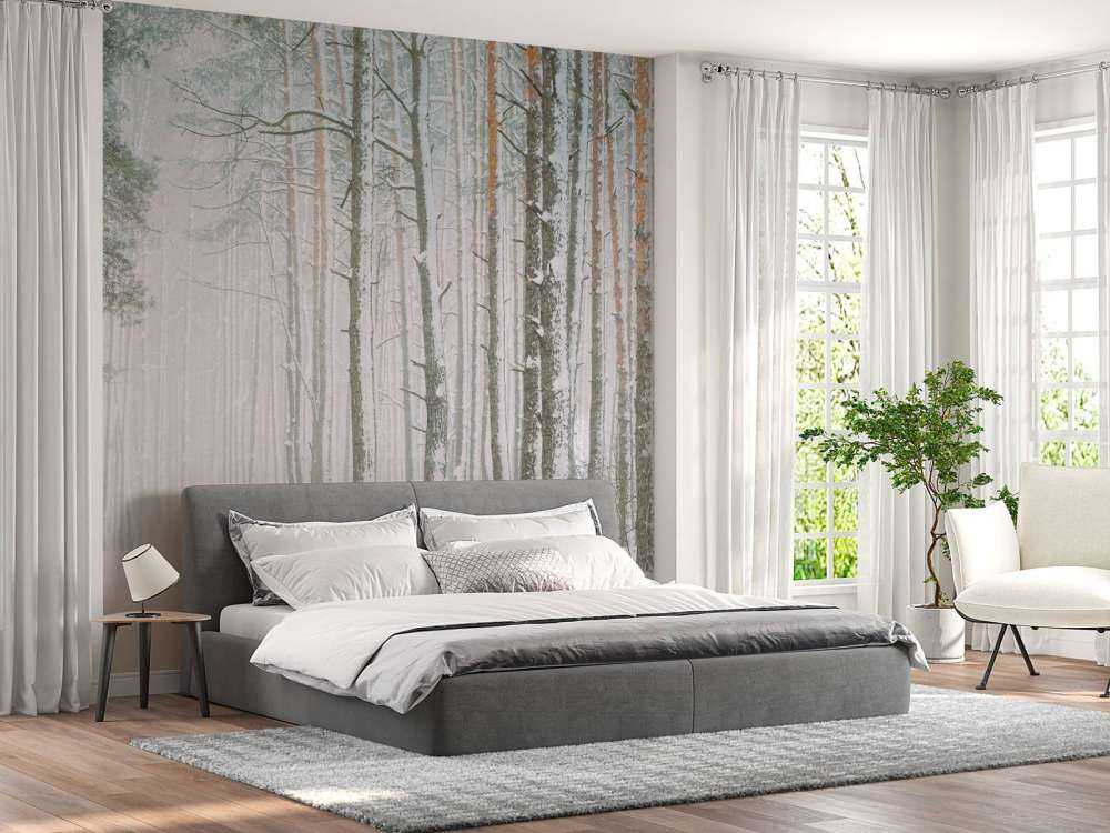 Verschneiter Wald