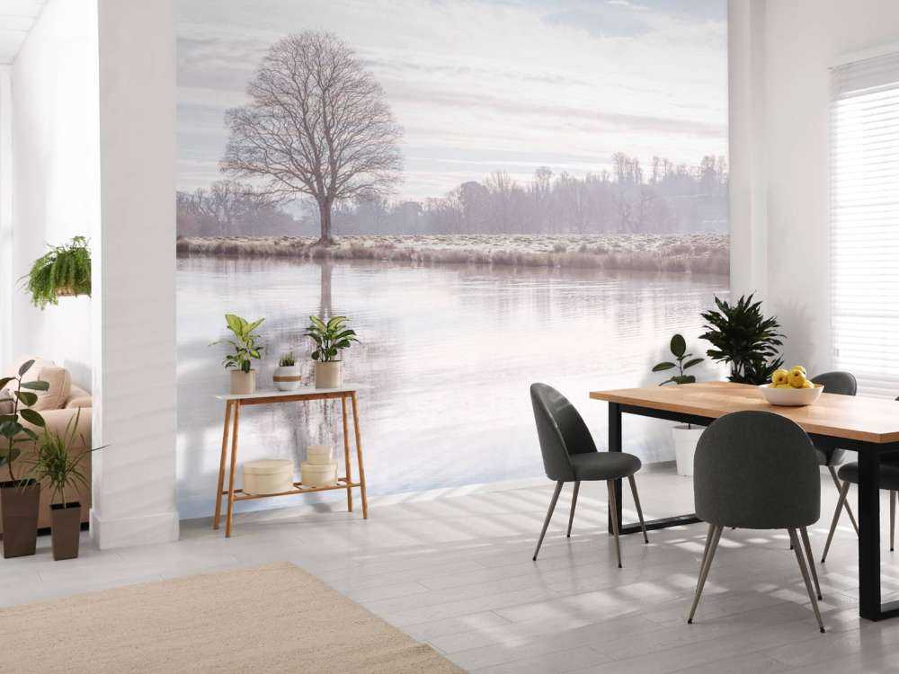 Verlassene Winterlandschaft