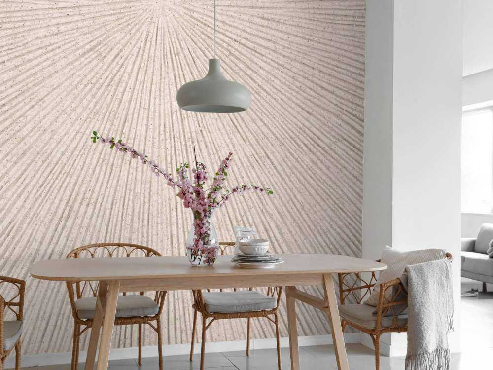 Textur mit Linien in Leinenbraun