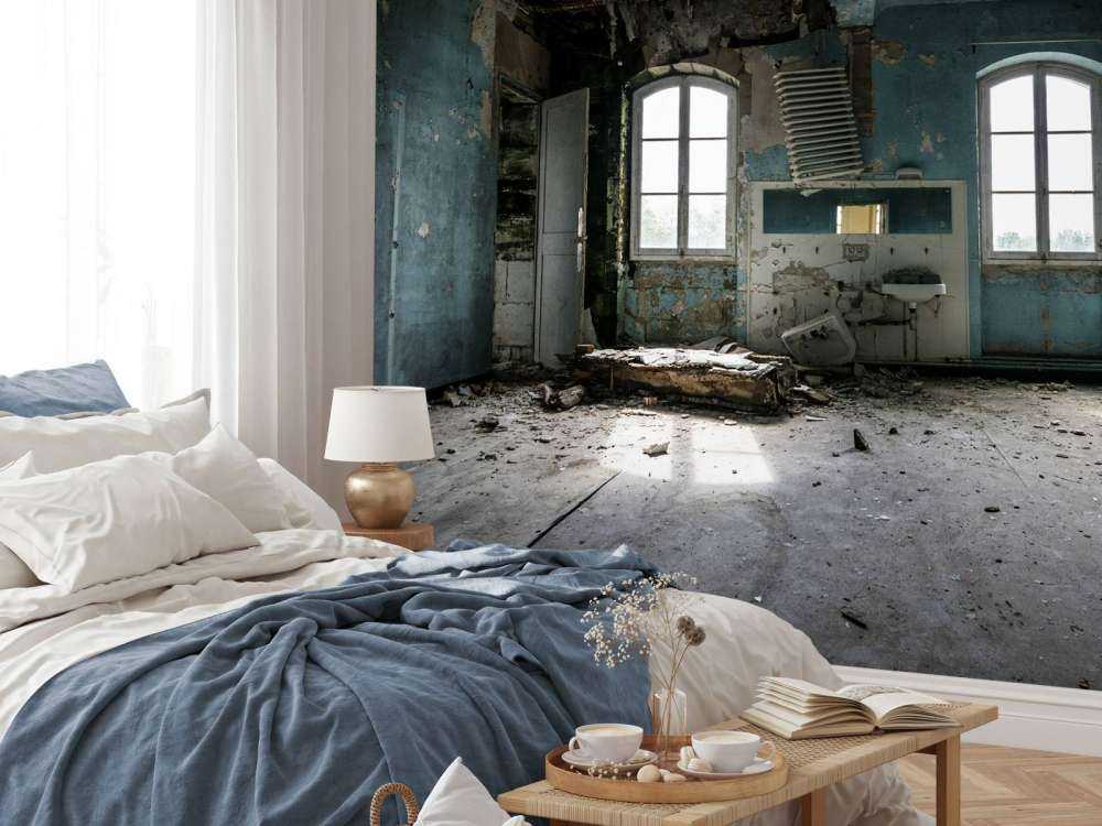 Blauer Bereich