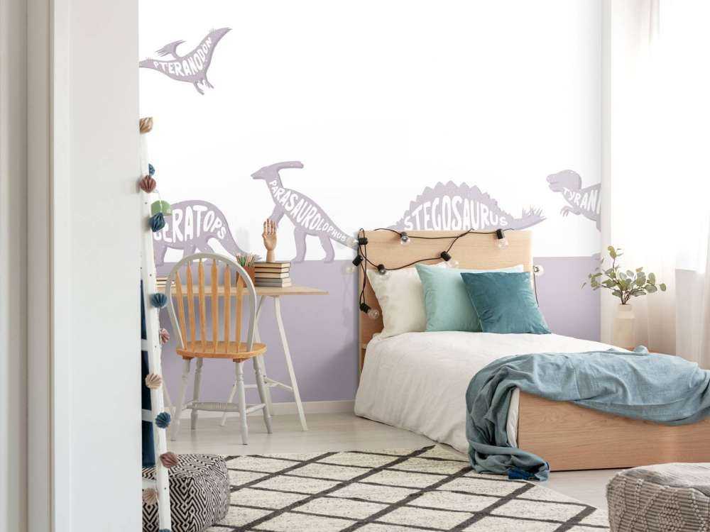 Dinos mit Text in rosa