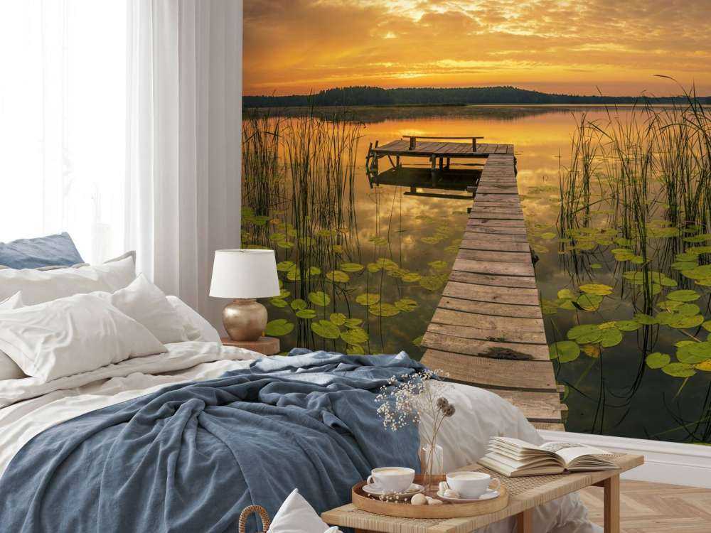 Sonnenaufgang am See