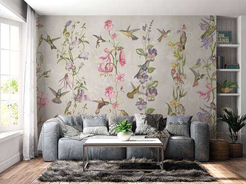 Weiden- und Gartenblumen Taupe