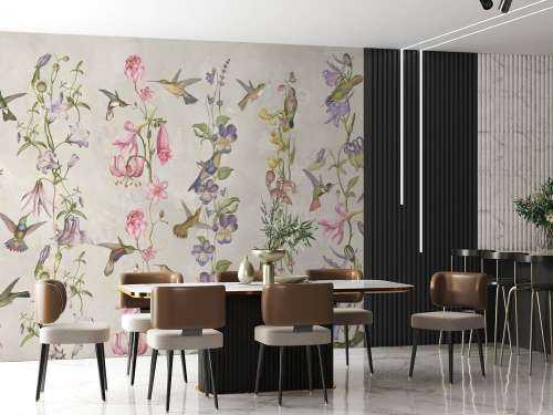 Weiden- und Gartenblumen Taupe