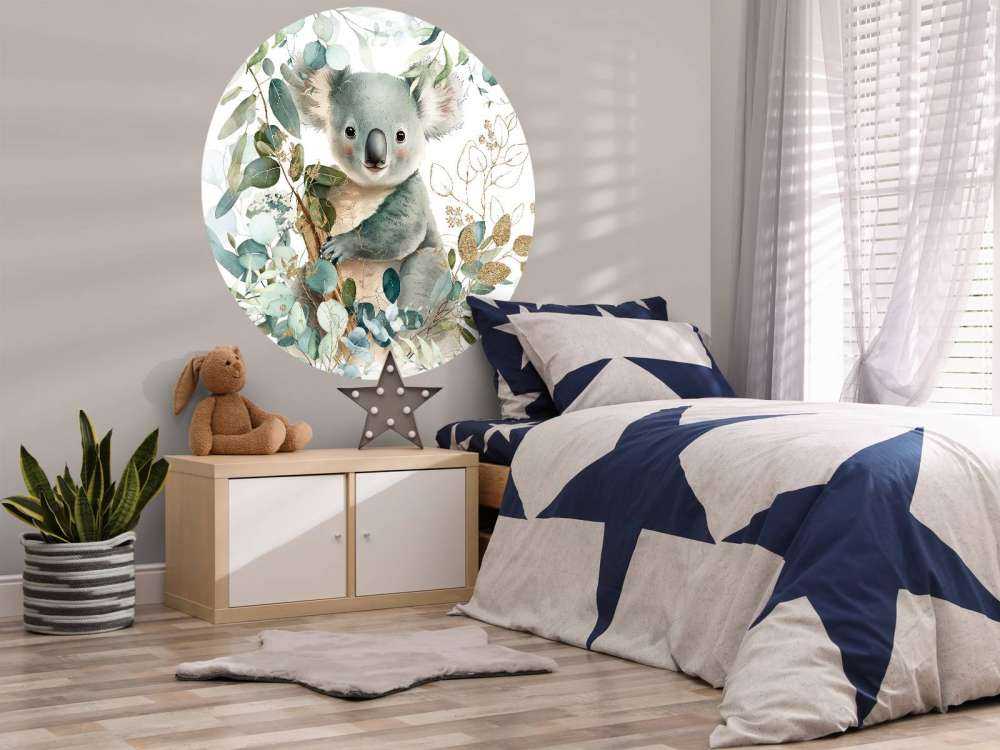 Schattiger Koala im Eukalyptus