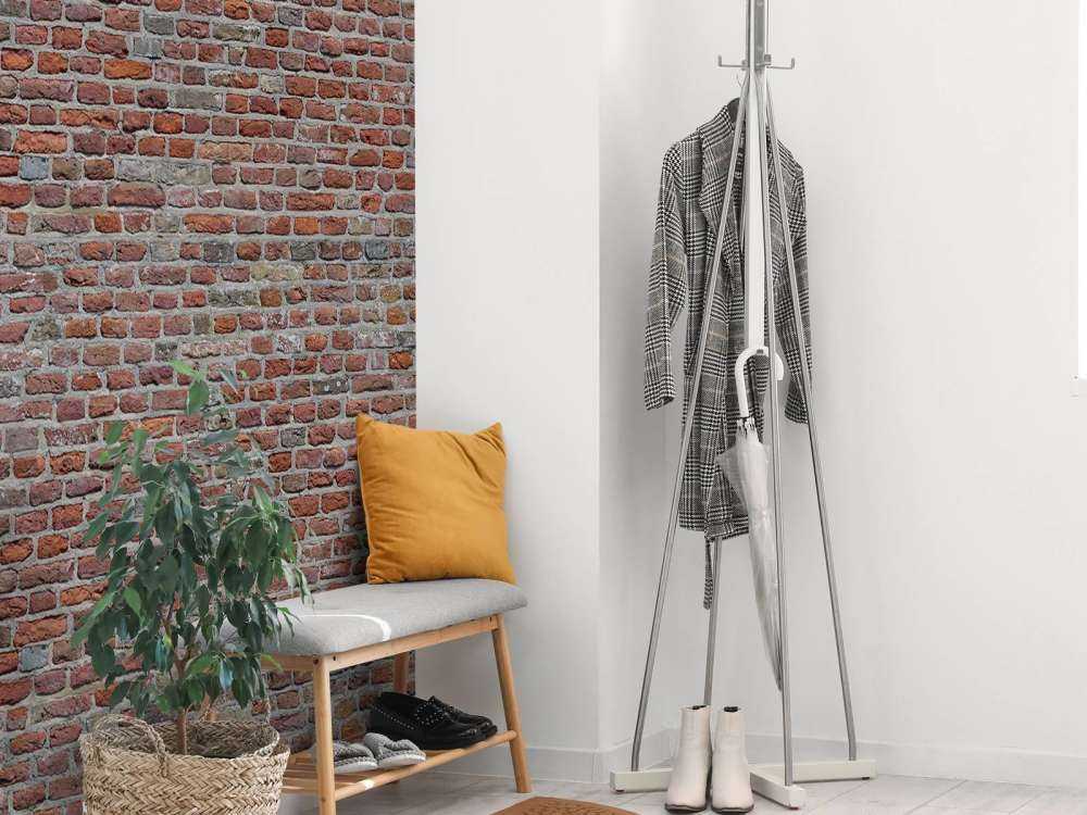 Restaurierte Wand
