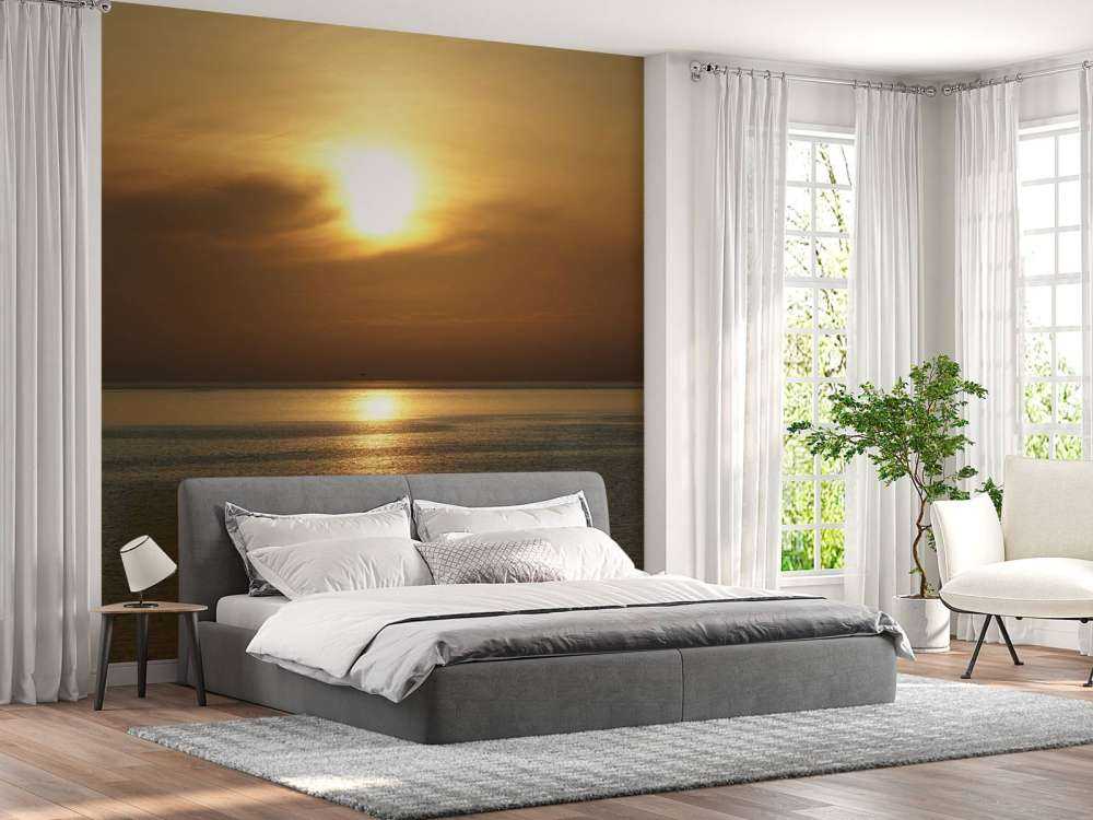 Sonnenaufgang auf See 
