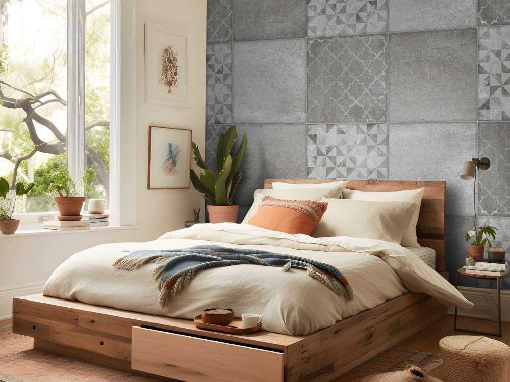 Graues Mosaik