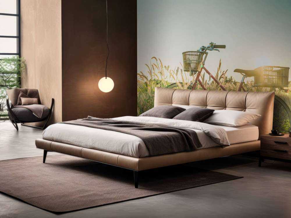 Rotes Vintage-Fahrrad