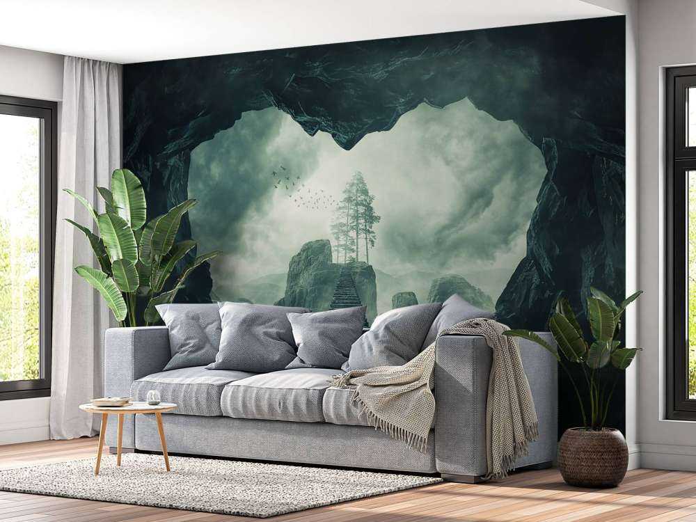 Herzförmige Höhle