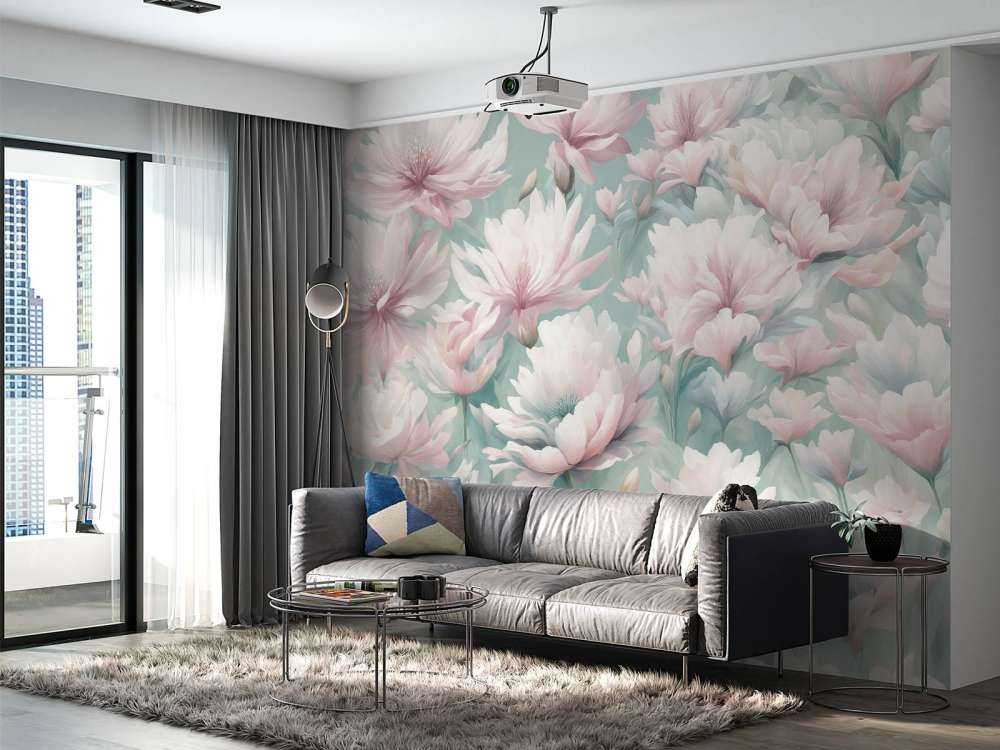 Mildes Morgenminzgrün