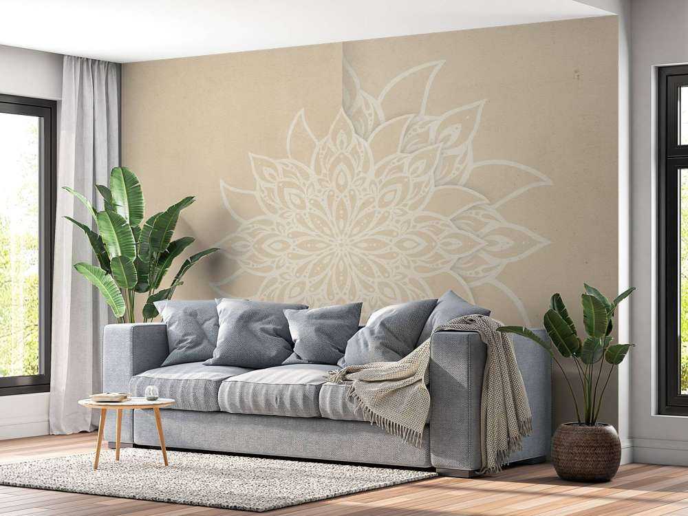 Beige Eleganz Mandala