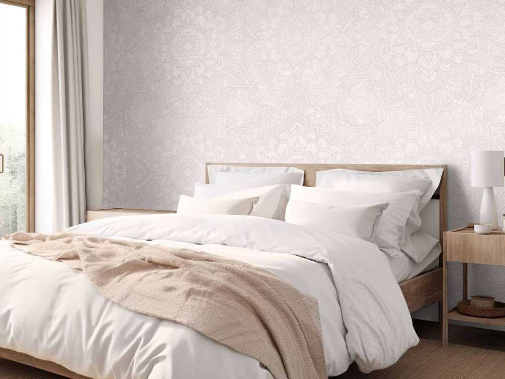 Goldenes Boho-Mandala - errötetes Rosa