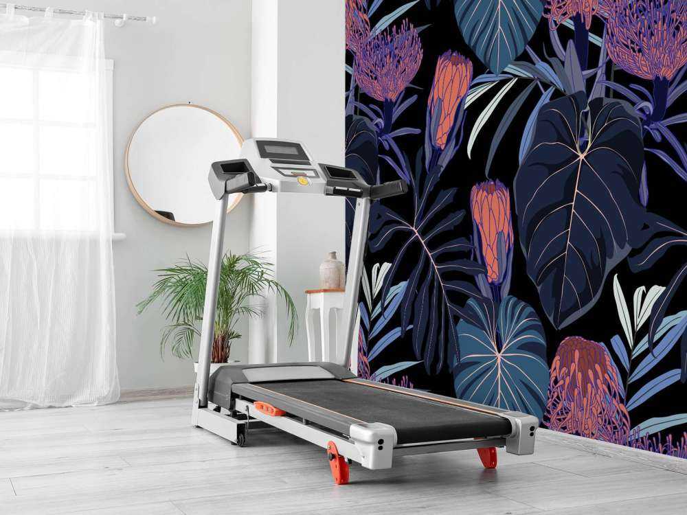 Muster mit tropischen Pflanzen