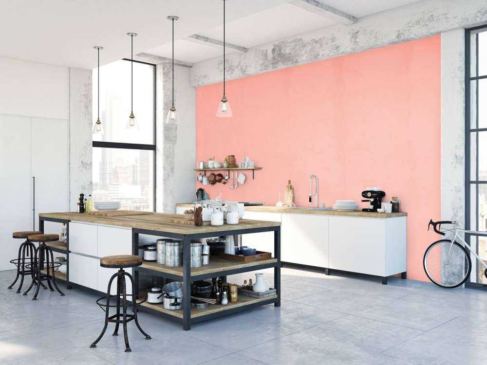 Pastellrosa Beton