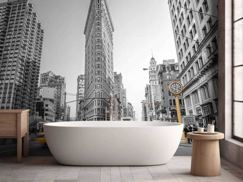 Belebte Straße in New York
