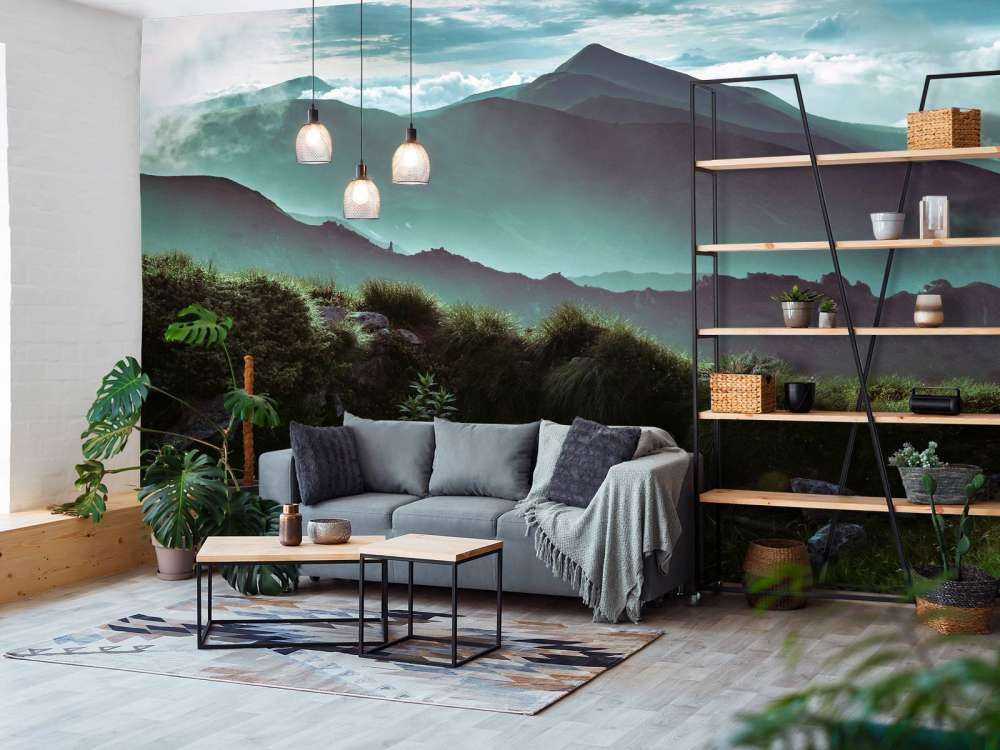 Dschungel mit Bergen