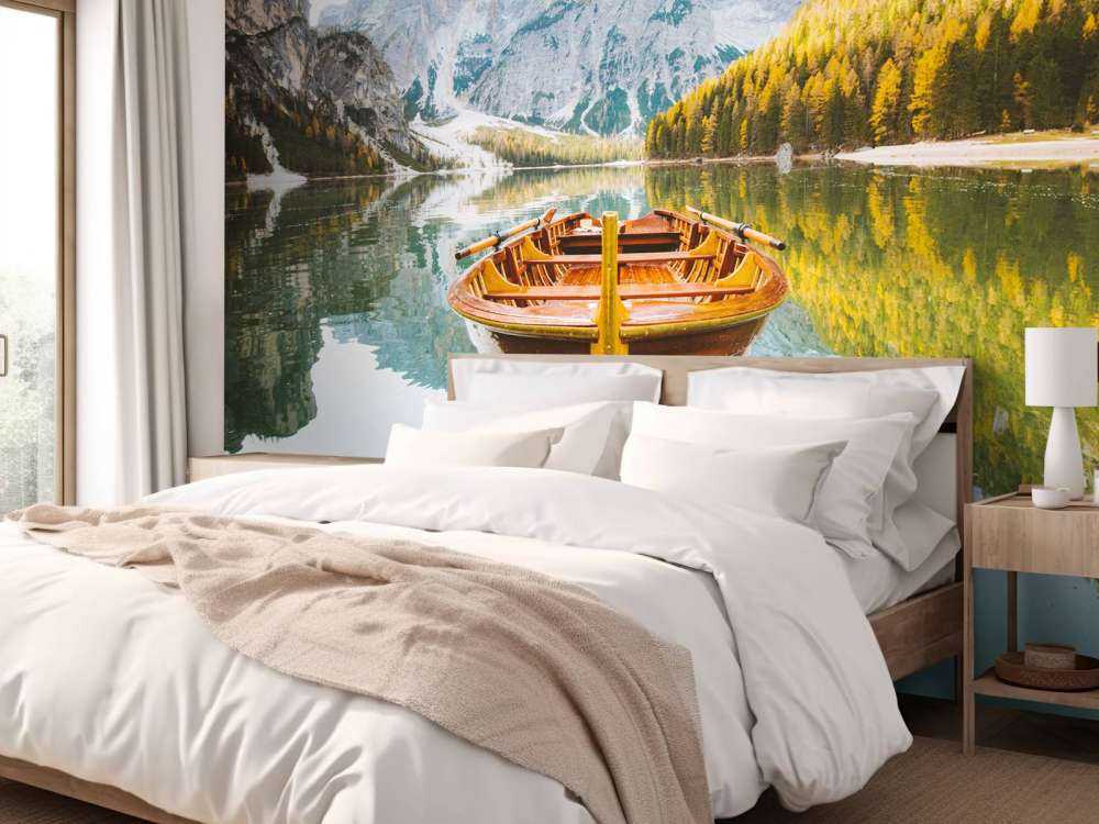 Ruderboot im See