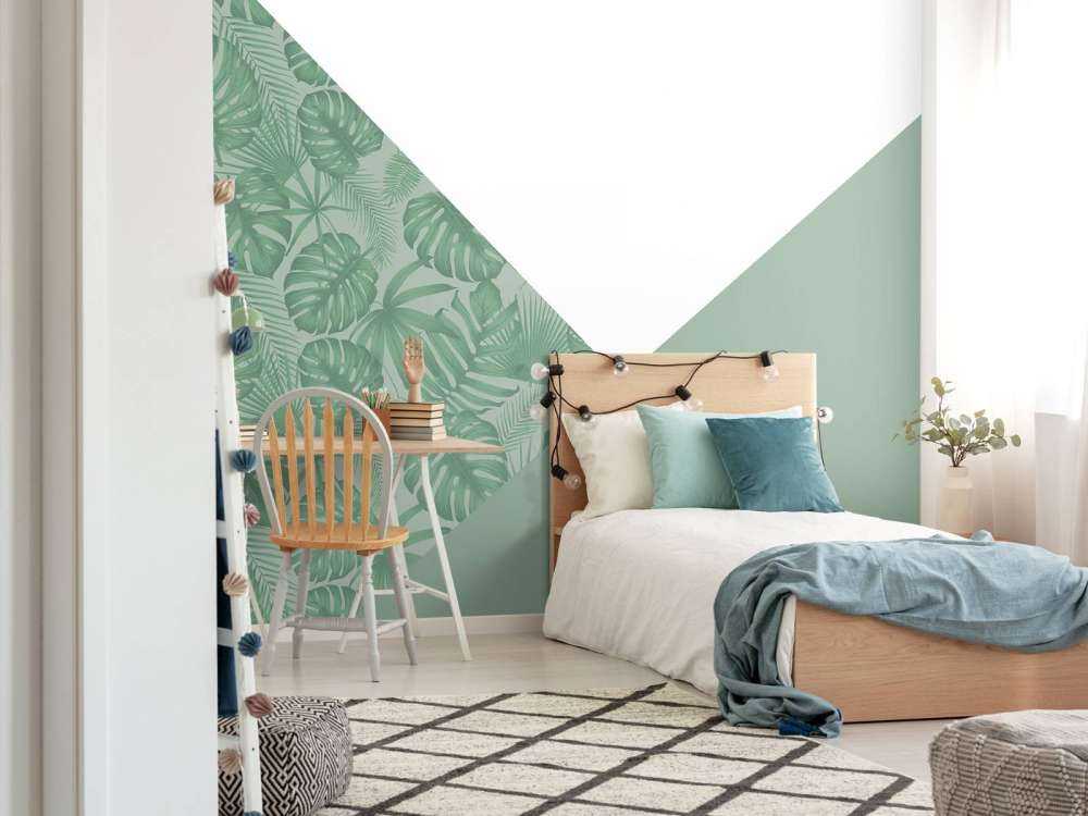 Dreiecke mit Dschungelmuster