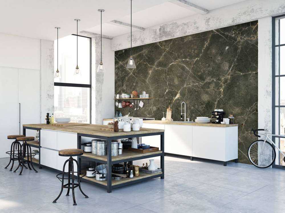 Marmor mit grober Struktur