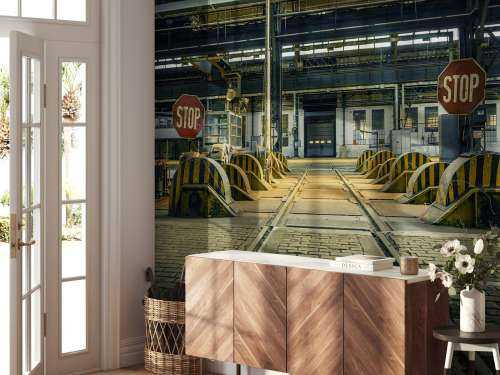 Verlassene Industriehalle