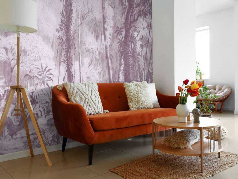 Tropischer Wald - pink