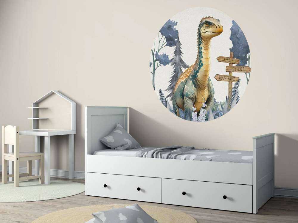 Baby-Brachiosaurus im blauen Dschungel