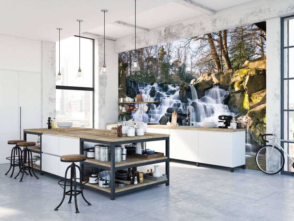 Wasserfall im Winter