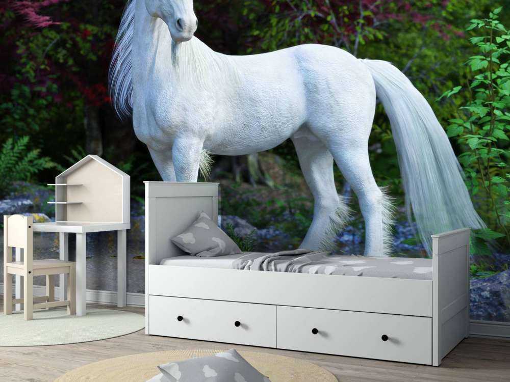 Einhorn im Fluss