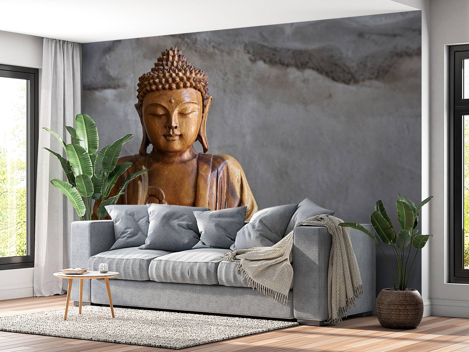 Buddha aus Holz