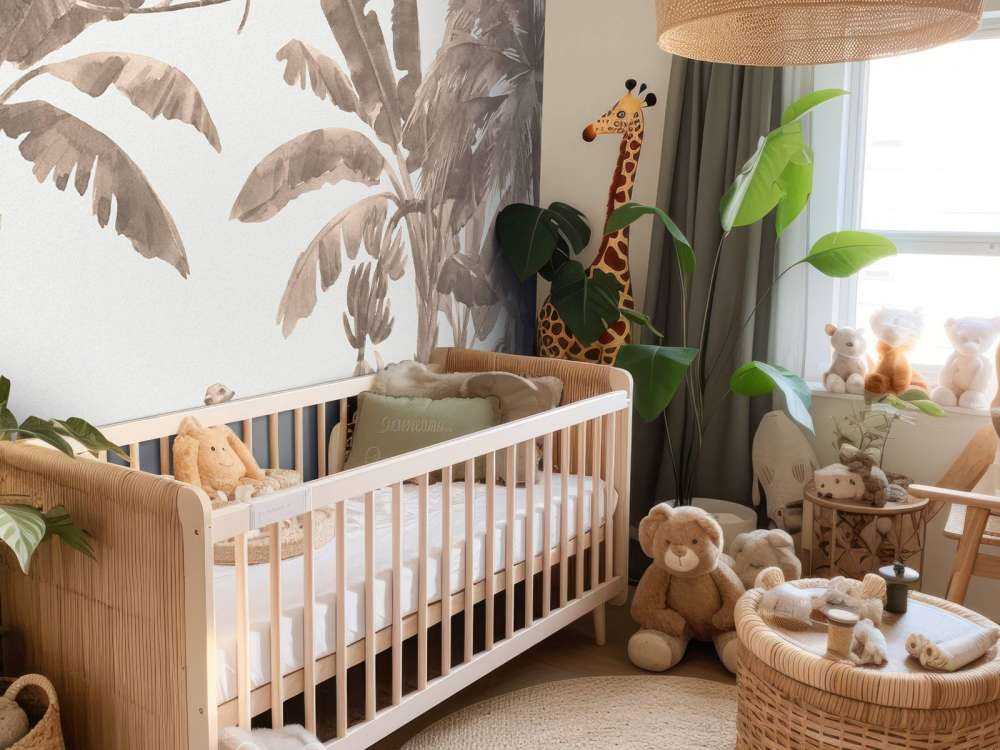 Kleine Dschungeltiere in Taupe