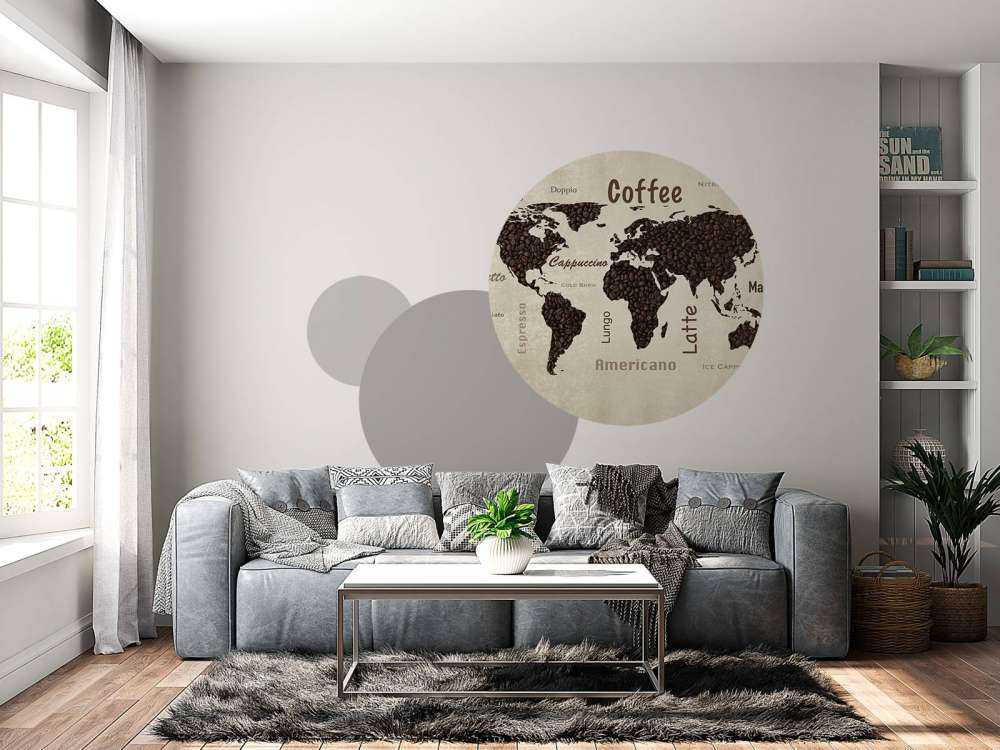 Weltkarte Kaffee