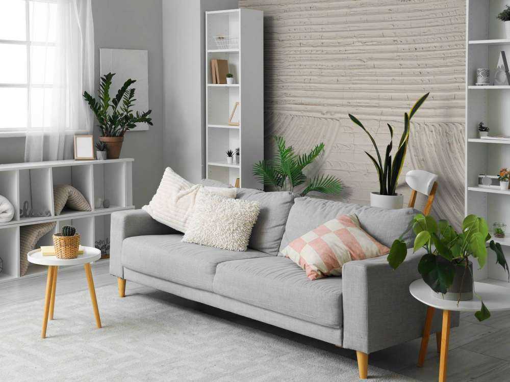 Linien und Strukturen in Off-White