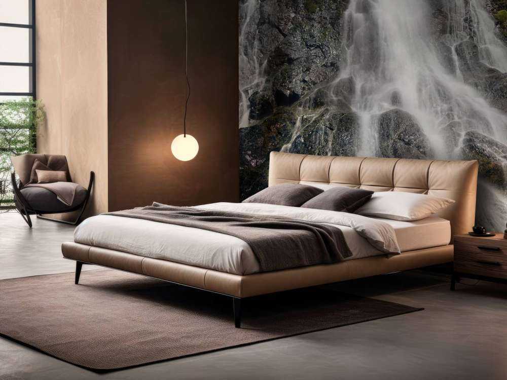 Wasserfall auf Felsen 