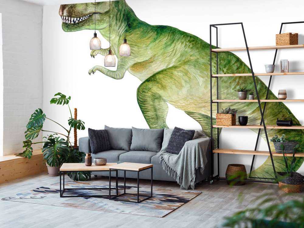 Tyrannosaurus aus Aquarellfarbe