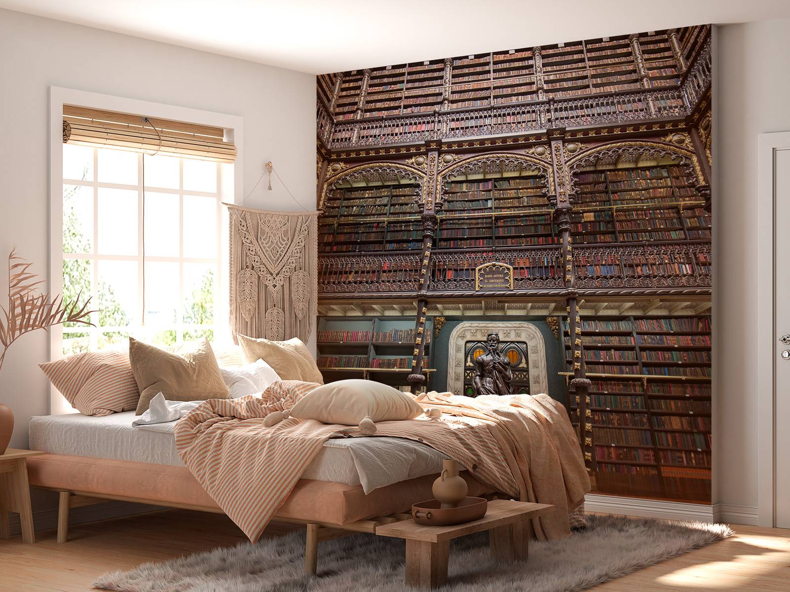 Fototapete - Gotische Literaturhalle - Fototapete, image size:1600x1200