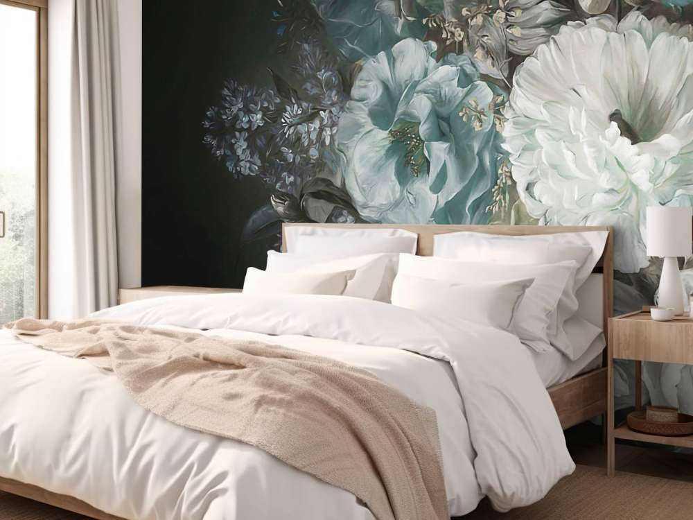 Strauß mit lilac Blau